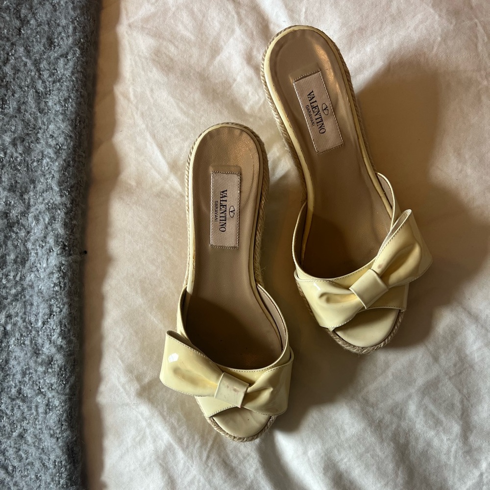 Valentino - Nude Wedges - Size 36